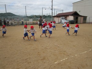 冨田先生体育指導