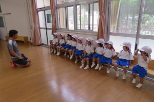 冨田先生体育指導日